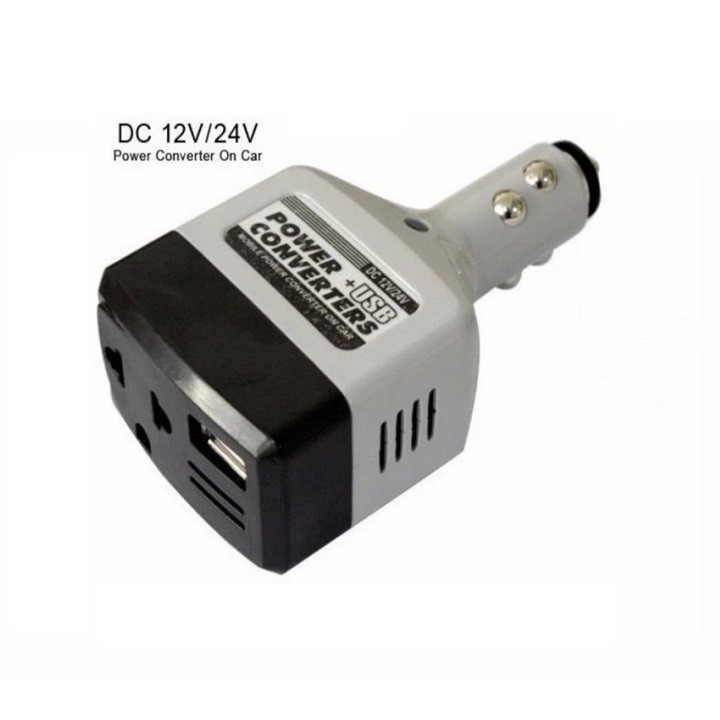 Bộ chuyển đổi nguồn điện 12V lên 220V ô tô Power Converters