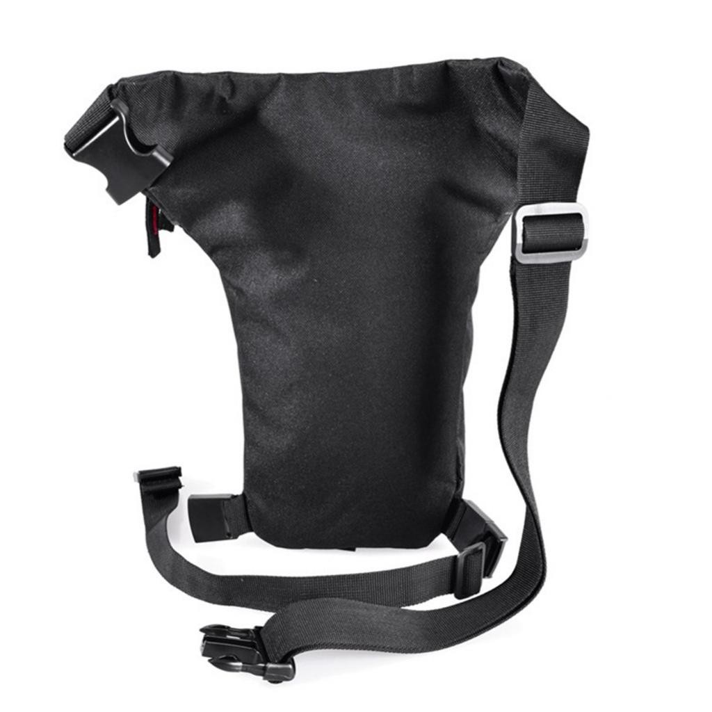 [SIMHOA] Black Drop Leg Bag Motorcycle Outdoor Bike Camping Cycling Thigh Pack Waist