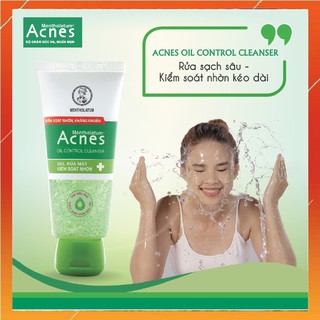 Gel Rửa Mặt [ CHÍNH HÃNG ] Kiểm Soát Nhờn Ngăn Ngừa Mụn Acnes Oil Control Cleanser 100g