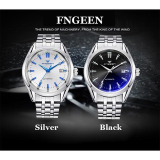 Đồng hồ nam cơ tự động FNGEEN automatic, chống nước chống xước, có lịch ngày