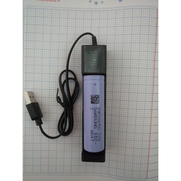 Combo bộ sạc bin 18650 và bin