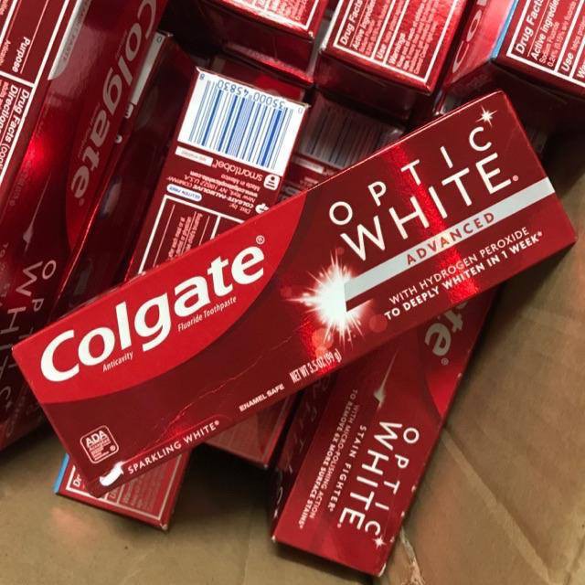 Kem đánh răng Colgate Optic White Advanced 119g của Mỹ