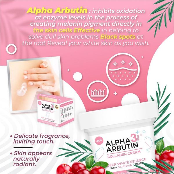 Kem dưỡng trắng da body Alpha Arbutin Collagen Cream Precious Skin Thái Lan 100ml.