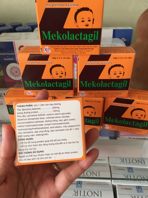 Mekolactagil viên tảo lợi sữa