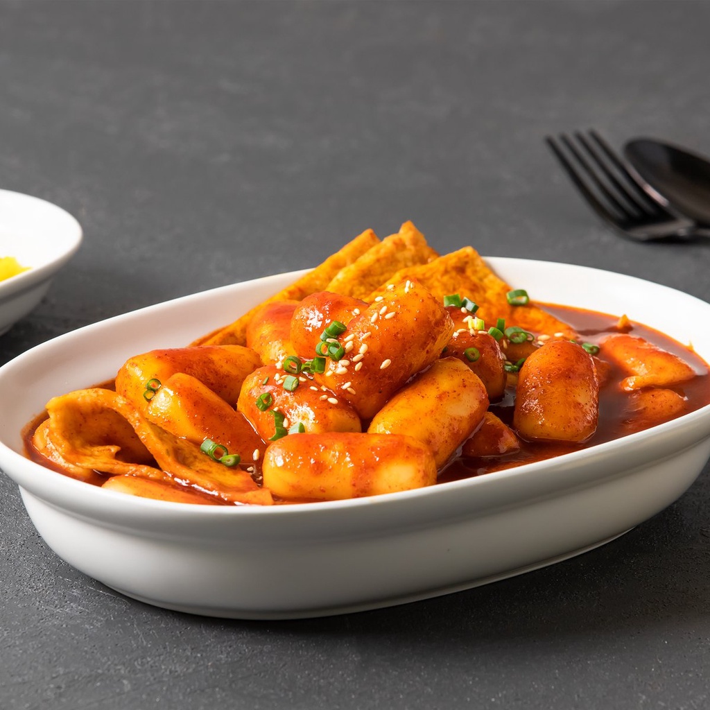 Combo nấu tokbokki nhân phô mai Tèobokki