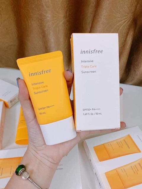 Kem Chống Nắng INNISFREE Long lasting.triple care