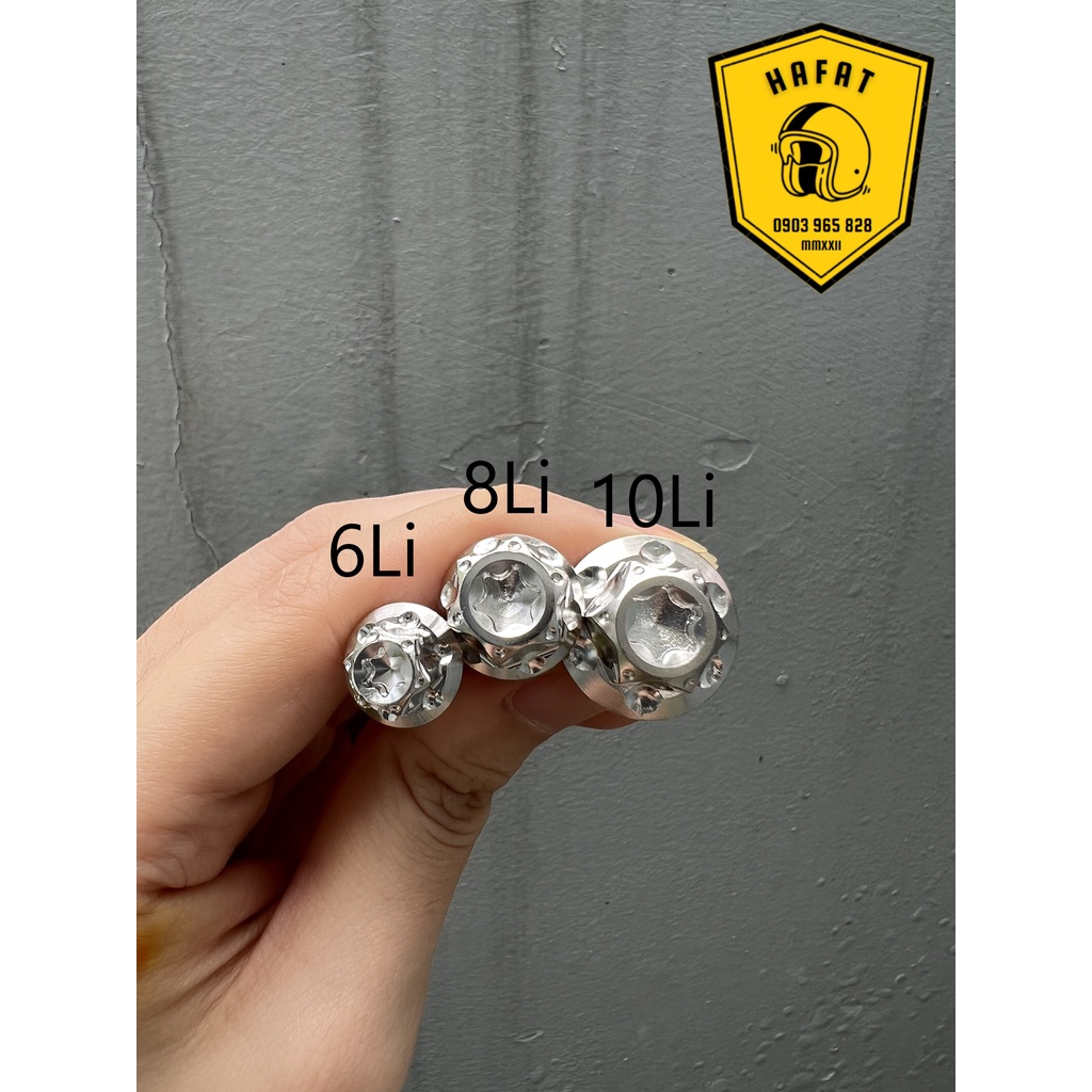 Ốc Salaya Chuẩn Inox304 Siêu Sáng Bóng - 6Li, 8Li, 10Li Chiều Dài Đầy Đủ Các Size