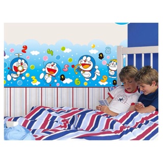 Decal dán tường chân tường doremon