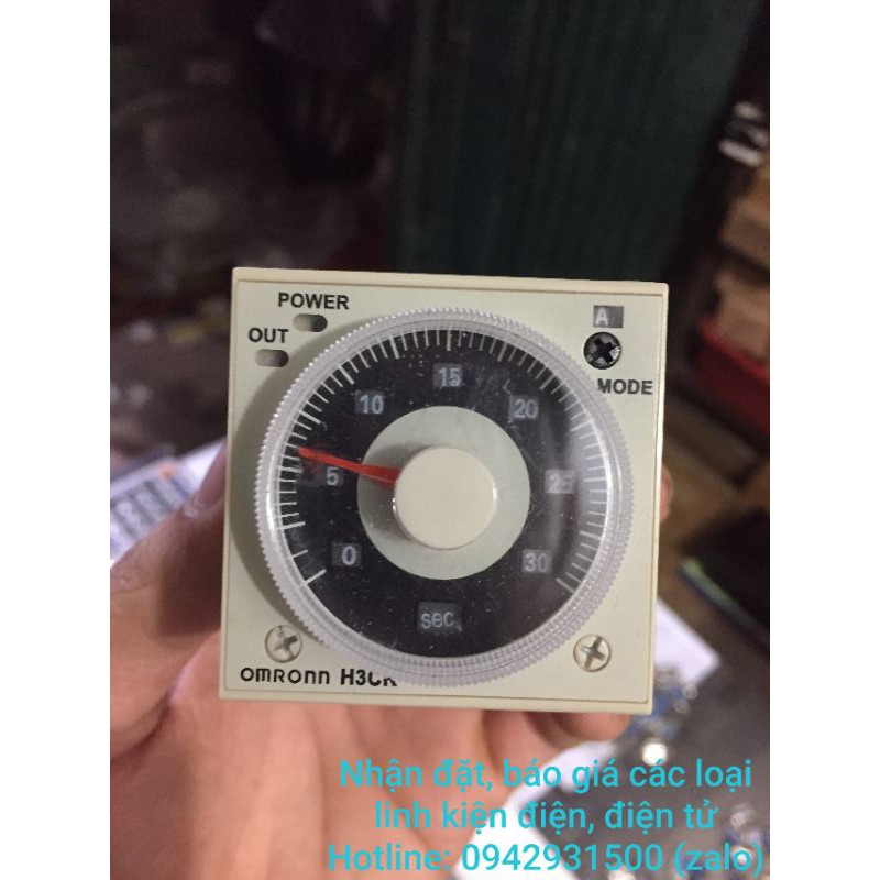Rơle thời gian H3CR H3CR-A Timer Omron H3CR H3CR-A8 H3CR-A 0.05s - 300H đã kèm đế cắm