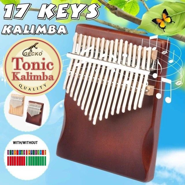 [Shopee trợ giá] Đàn kalimba 17 phím gỗ nguyên khối tặng stick màu CÓ SẴN- giao TP.HCM 2H LEVEL 2