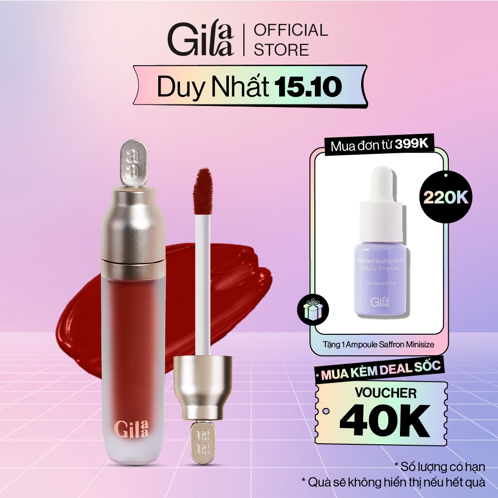 Son Gilaa Plumping Lip Serum - Phiên bản Velvet Tint Hoàn Hảo (3.8g)