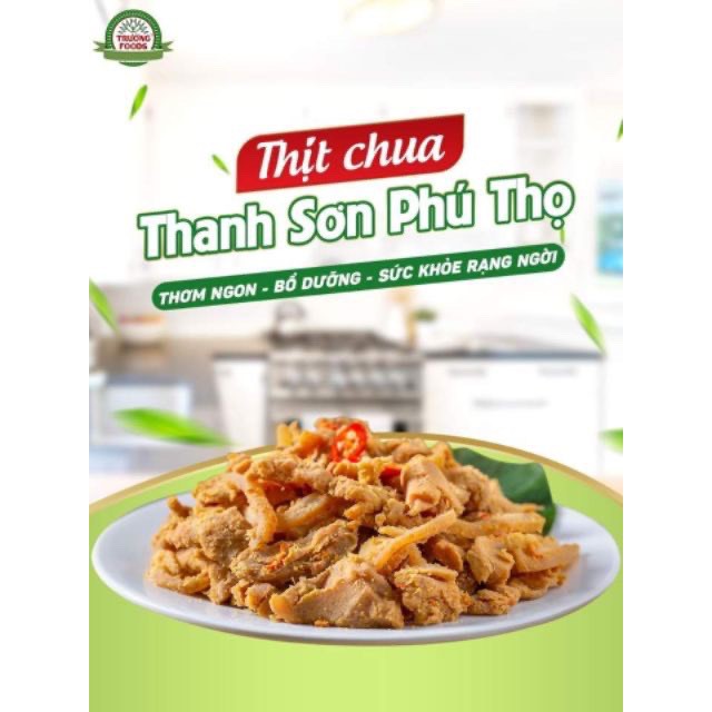 Thịt chua bì sần sật Trường Foods