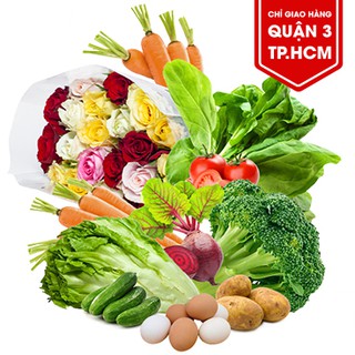 Combo 300k - rau củ quả tươi sạch, rau xanh đà lạt