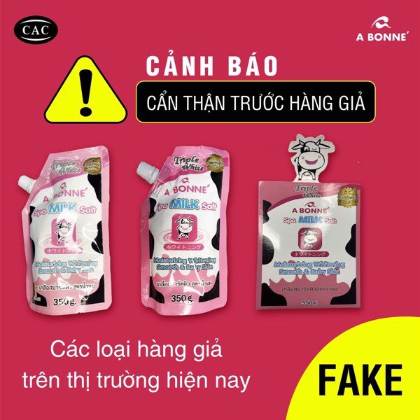 [SALE] [CAM KẾT 100% CHÍNH HÃNG] Muối Tắm Sữa Bò Tẩy Tế Bào Chết A Bonne Spa Milk Salt Thái Lan 350gr