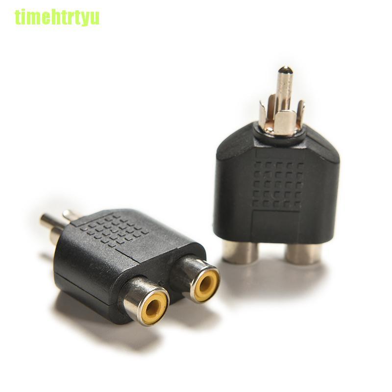 Bộ Chuyển Đổi Âm Thanh / Video Timehttyu 2x Rca Sang 2 Đầu Cái