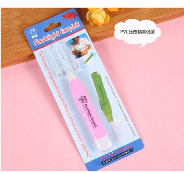 Dụng Cụ Lấy Ráy Tai Có Đèn An Toàn Tuyệt Đối Cho Bé