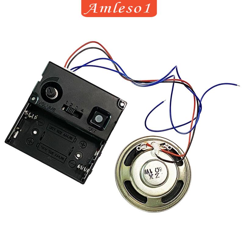 Hộp Nhạc Chuông Đồng Hồ Báo Thức Tự Lắp Ráp Sử Dụng Pin