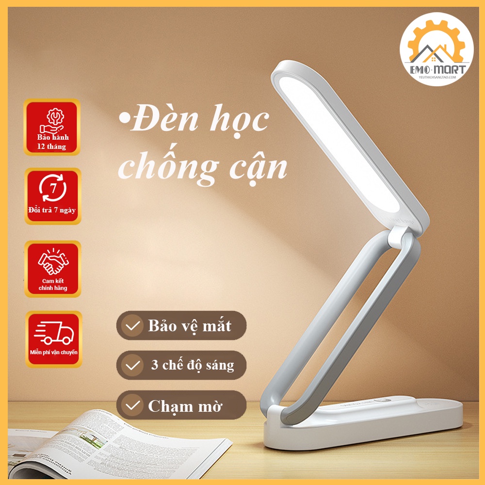 ⚡BH 12 THÁNG ⚡💥ĐÈN LED GẤP GỌN💥Học tập, để bàn tiện lợi, Sạc USB, Tiết kiệm năng lượng, Linh hoạt di chuyển dã ngoại