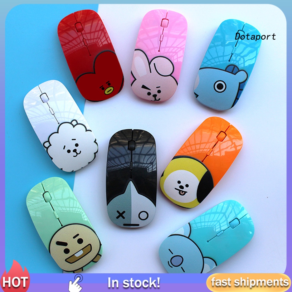 Chuột Không Dây Chơi Game BTS Cho Máy Tính/Laptop/PC