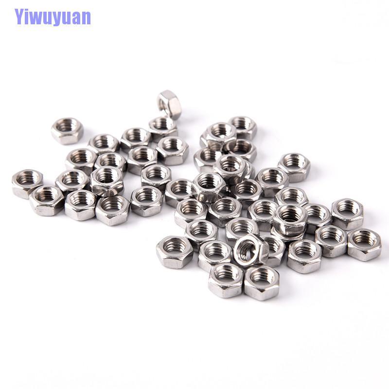 Bộ 50 Thắt Lưng Lục Giác Bằng Thép Không Gỉ M3 / M4 / M5 /