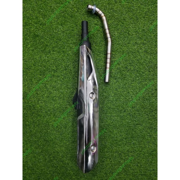 Pô wave @ 2017 giả zin móc nỉ kèm cổ inox 304 quay titan không bay màu lắp các dòng xe Honda như zin  msp 0054