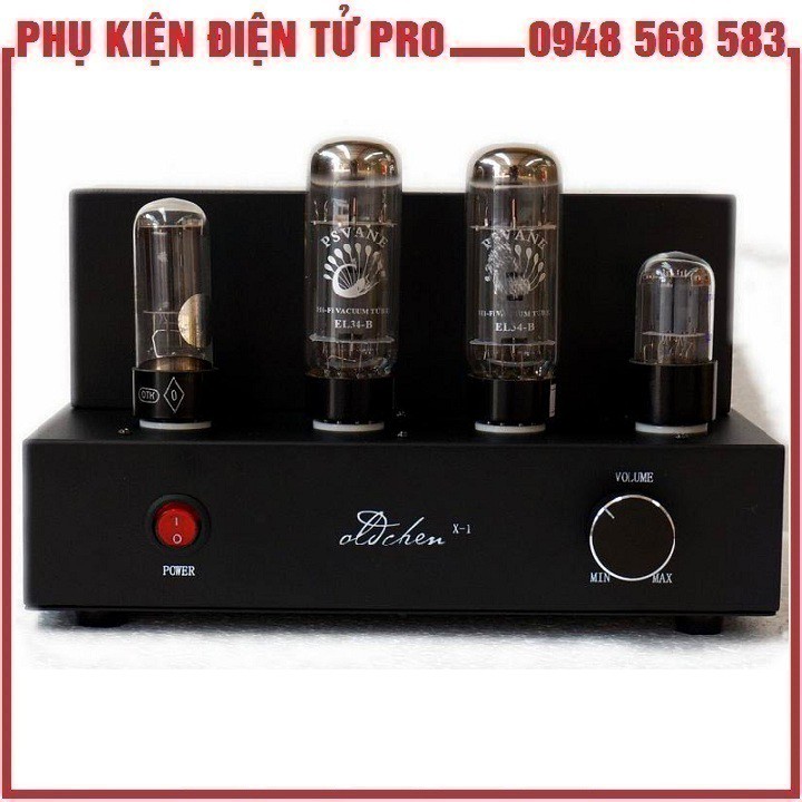 ÂM LY ĐÈN GIẢI MÃ, KHUẾCH ĐẠI ÂM THANH OLDCHEN EL34 X-1