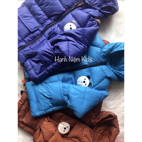 Áo phao cho bé trai bé gái dày ấm áp chắn gió mùa đông