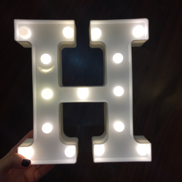 Đèn led chữ H order