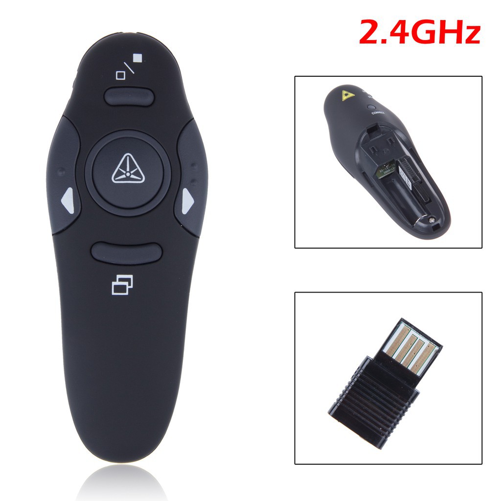 Bút trình chiếu không dây kèm USB kết nối nhỏ gọn tiện lợi chất lượng cao