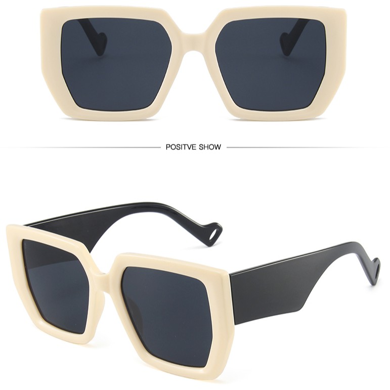 Kính mát cỡ lớn chống tia UV400 phong cách Hàn Quốc thời sang trọng cho nam/nữ