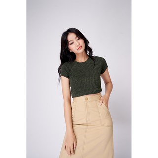 Dottie - áo thun ôm cổ tròn nữ t2590