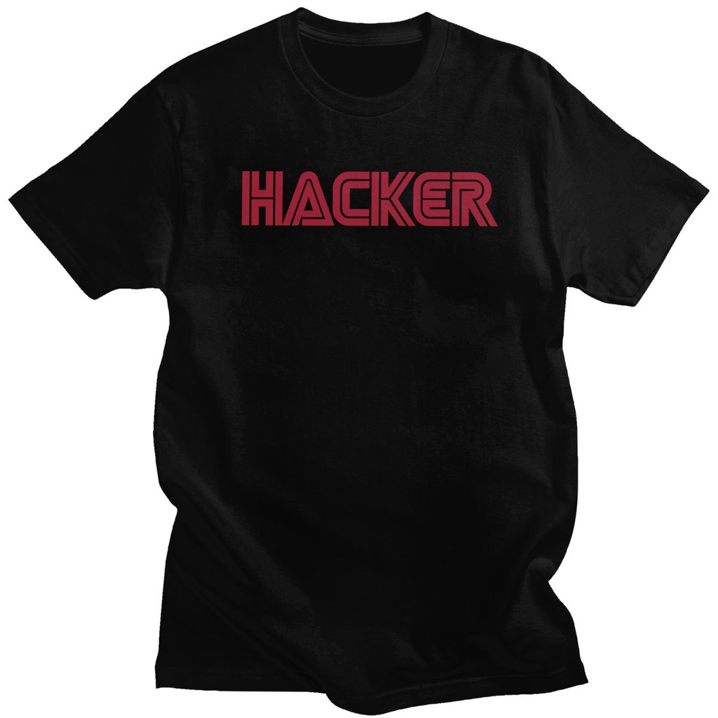 Cổ Điển Mr Robot Hacker Áo Cho Nam Cổ Tròn Tay Ngắn Lập Trình Lập Trình Lập Trình Tee In Cotton Geek