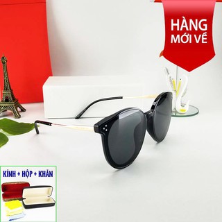 Kính thời trang nữ chống tia UV - Đủ hộp đựng kính và khăn lụa - Bảo hành 12 tháng