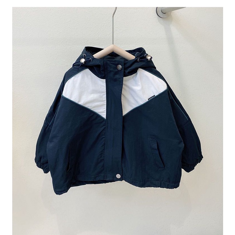 Áo Khoác Có Mũ Trùm Phong Cách Nhật Bản Thời Trang Xuân Thu 2022 Cho Bé Trai