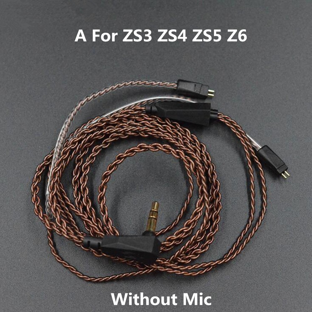 Dây Cáp Kz Ofc Cho Kz Zs4 / Zs3 / Zs5 / Zs6 / Zst / Ed12 / Es3 / Zsr / Zs10 / Zsn