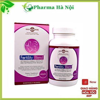 Hỗ trợ sinh sản nữ Fertility Blend lọ 90 viên
