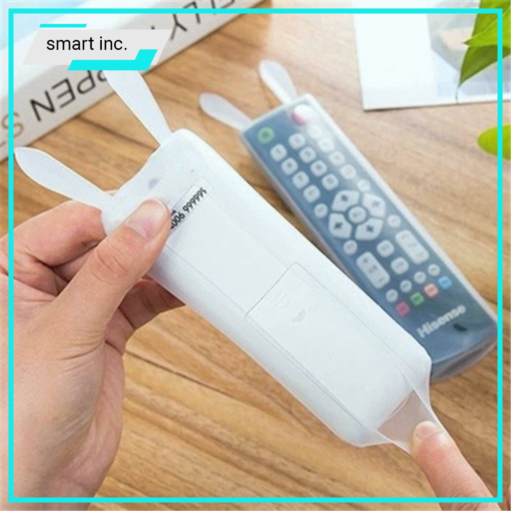 Vỏ Nhựa Silicon Tai Thỏ Mềm Đựng Bọc Remote Phản Quang Bảo Vệ Điều Khiển TiVi Điều Hòa Khỏi Bụi Bặm Ẩm Mốc Mờ Chữ