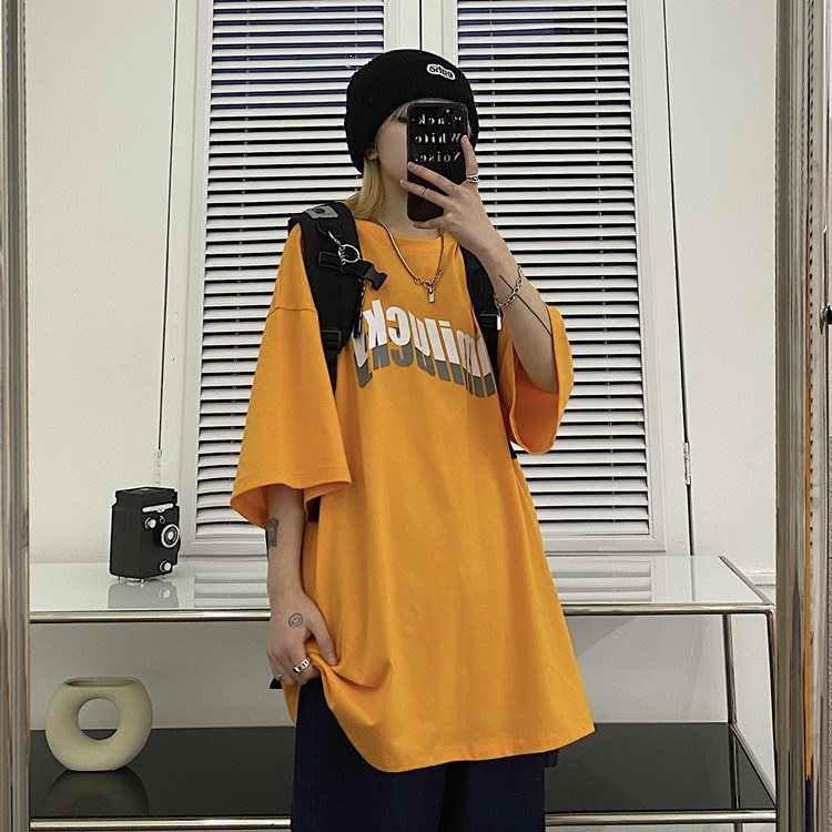 Áo thun tay lỡ form rộng unisex simlucky HM1986 , Áo thun phông rộng , áo phông form rộng 3167