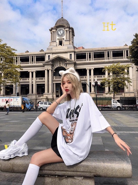 Áo phông Gấu Bóng chày chất tici H2O978