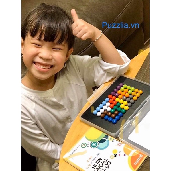 Bộ XẾP HÌNH Puzzlia chính hãng Hàn Quốc cho bé phát triển IQ