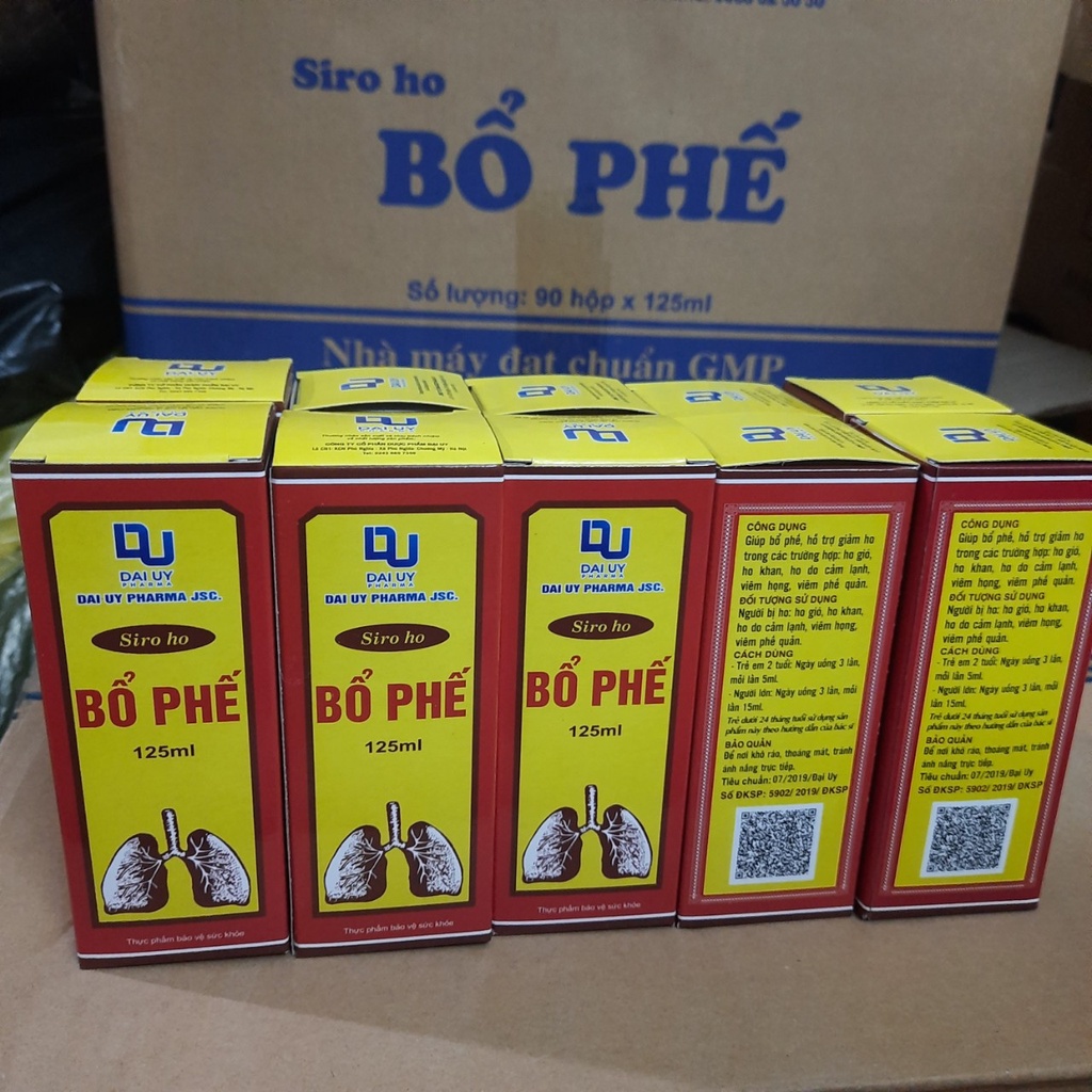10 SIRO HO BỔ PHẾ 125ml- Bổ phế, hỗ trợ giảm ho