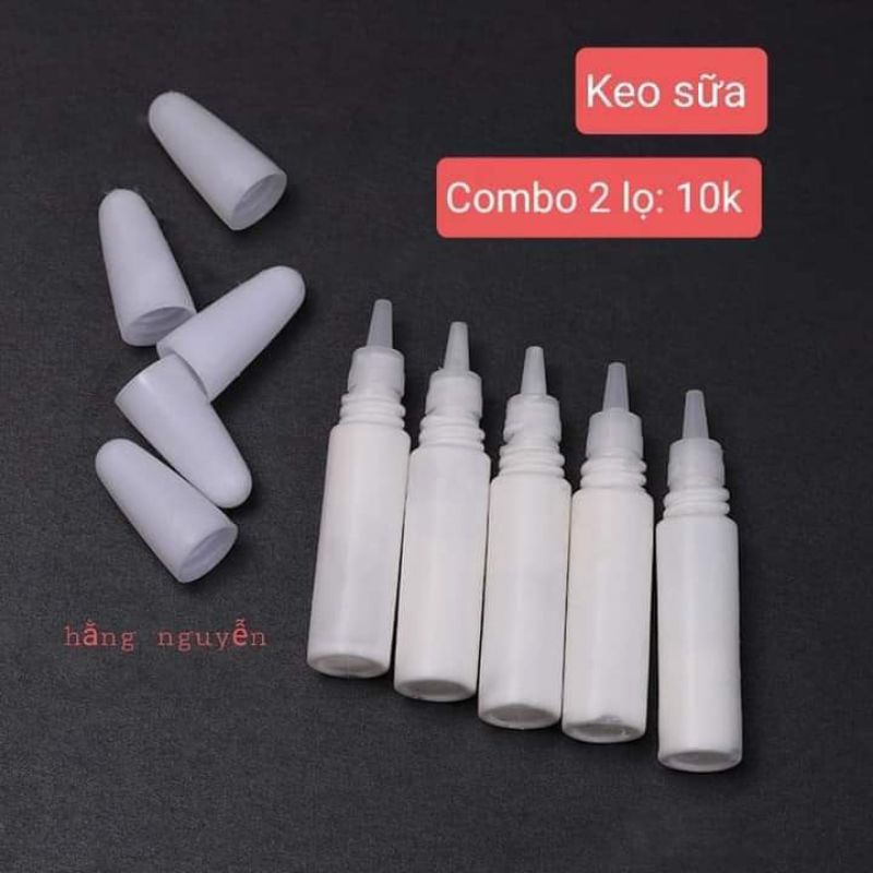 Combo 5 lọ keo sữa- khắc phục tình trạng tranh bị khô keo
