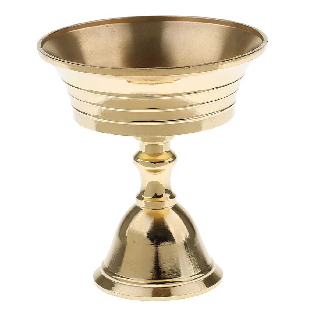 Đế Đèn Cầy Bằng Đồng Thau Kích Thước 5.5cm