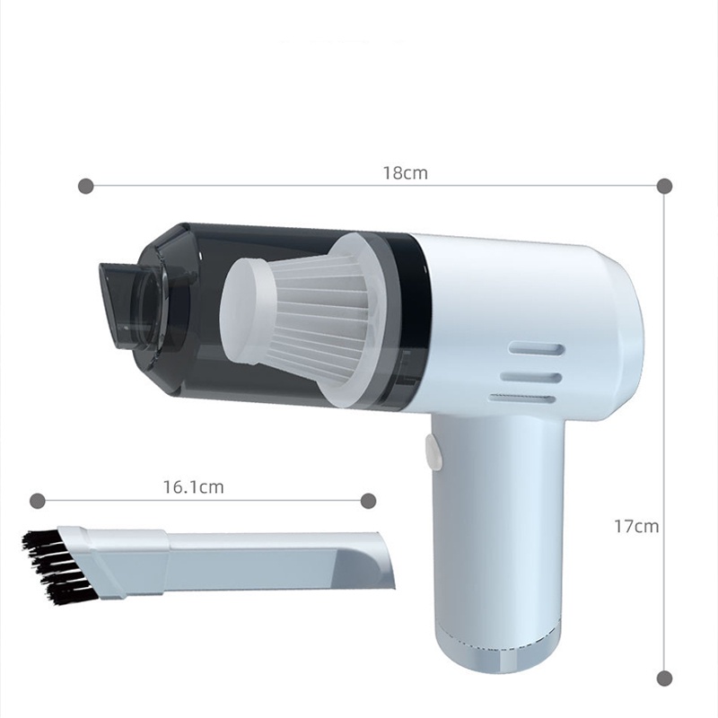 Máy Hút Bụi Mini Cầm Tay Không Dây  Sử Dụng Pin (Cho Laptop Ô Tô Gia Đình nhà riêng văn phòng)