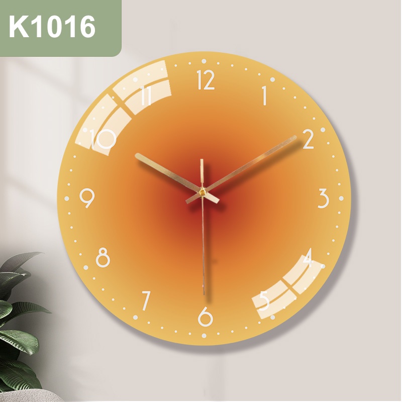 Đồng Hồ Treo Tường, Đồng Hồ Treo Tường Kim Trôi, Không Phát Ra Tiếng Ồn, Màu Sắc Độc Đáo