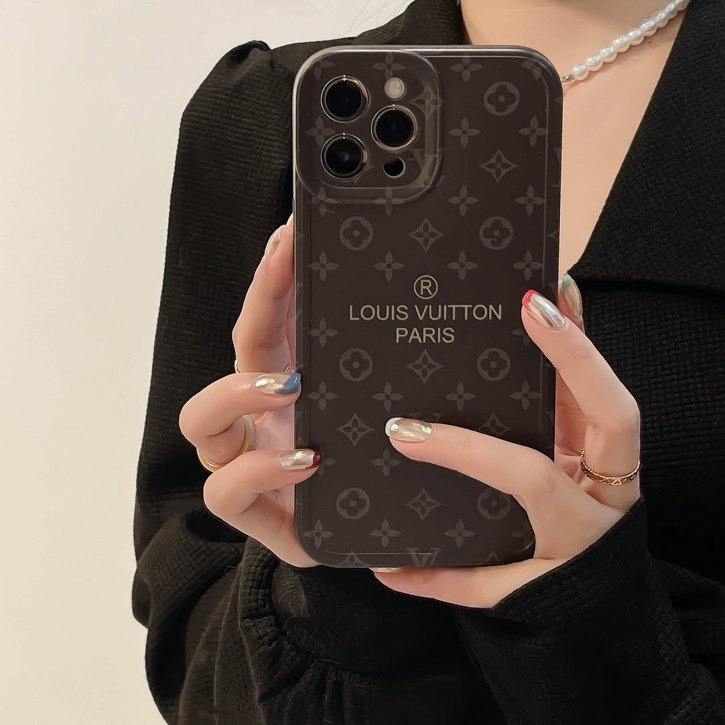 Ốp Điện Thoại In Logo LV Sang Trọng Cho iphone 13 Pro Max i13 13pro 11 Pro Max i11 X XR Xs Max 7plus 8plus 12Pro 12 Pro Max