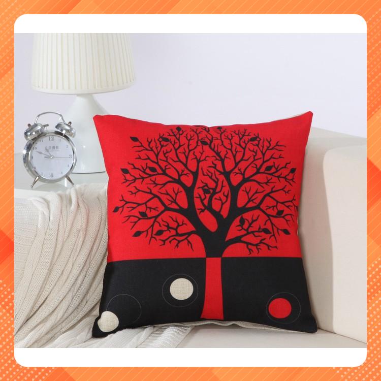 Gối tựa lưng, trang trí sofa mã cây màu M1