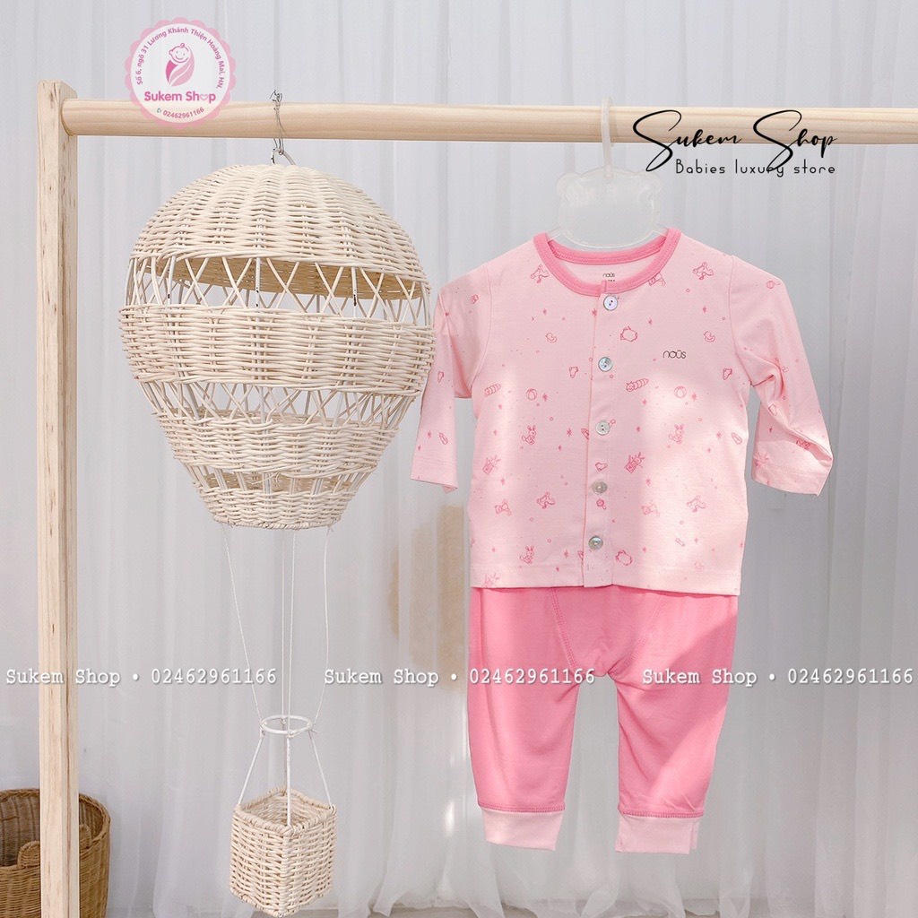 Bộ Dài Tay Nous/Bộ Cài Thẳng Dài Nous Mềm Mại