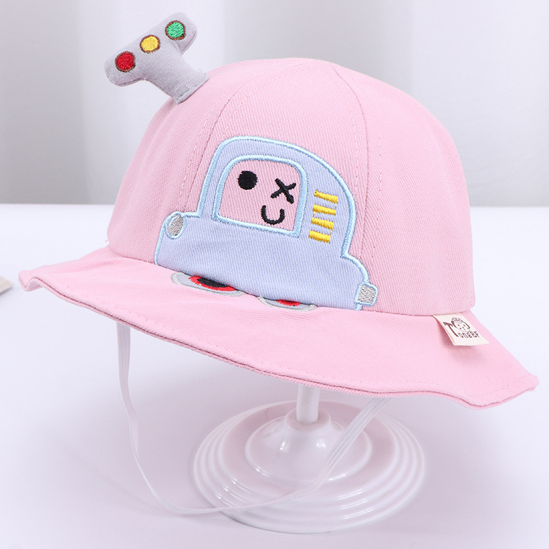 Nón chống nắng cho bé , nón trẻ em rộng vành họa tiết xe tthời trang dễ thương bé trai, bé gái