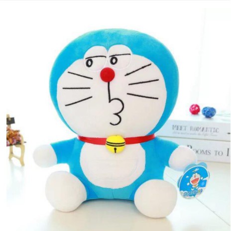 Gấu bông Doraemon, Thú nhồi bông hoạt hình dễ thương - Chất nhung mềm mịn size 60cm - 90cm